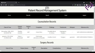 Patient Record Management System in PHP MySQL with Source Code  CodeAstro [upl. by Naibaf]