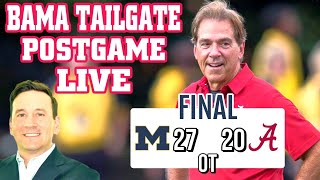 Rose Bowl CFP POST GAME SHOW Alabama Crimson Tide vs Michigan Wolverines  Bama Tailga [upl. by Chapa897]