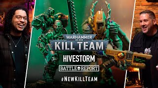 Kill Team Hivestorm Battle Report  Warhammer [upl. by Azitram]