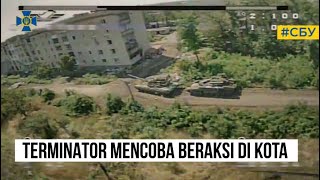 BMPT Terminator KO Disengat Drone FPV [upl. by Notnirb]