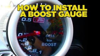 How To Install Boost Gauge DIY [upl. by Ynaffik]