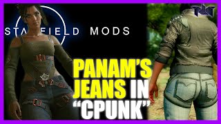 Panams JEANS In Starfield CPUNK With VBB Body Option  Starfield Mods [upl. by Pfister]