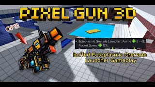 NEW Buffed Ectoplasmic Grenade Launcher GameplayPixel Gun 3D [upl. by Iz]