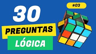 Preguntas de lógica 🔆 Test de inteligencia lógica 🔆 💪Trivia IQ 3 [upl. by Amsed873]