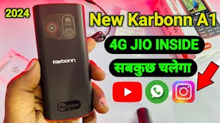 New 4G Keypad Phone Karbonn Bharat A  Jio 4G Phone  Jio Bharat Phone [upl. by Alol]