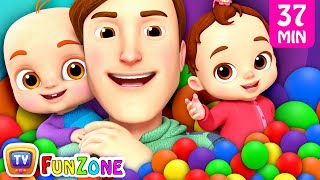 Johny Johny Yes Papa Ball Pit Show  More ChuChu TV Funzone Nursery Rhymes for Kids [upl. by Mufi]