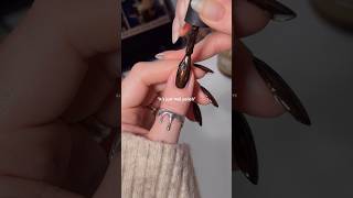 no it’s not 🍂🖤✨nailart holotaco nails nailsathome naildesignfallnails nailpolish academia [upl. by Azarcon]