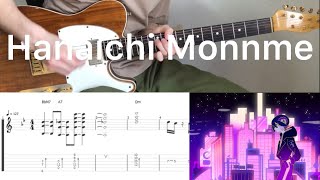 ZUTOMAYO  Hanaichi Monnme guitar cover with tabs amp chords [upl. by Esidnak686]