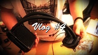 VLOG 4  Fixing My Computer  Corsair H80i V2 Installation [upl. by Ahsyen]