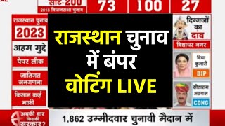 Rajasthan Elections 2023 Voting LIVE तेज मतदान किसका होगा राजस्थान  Rajasthan Voting LIVE [upl. by Anatniuq]