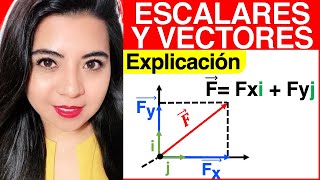 ¿CUÁLES SON LOS COMPONENTES ESCALARES y LAS COMPONENTES VECTORIALES [upl. by Bonaparte]