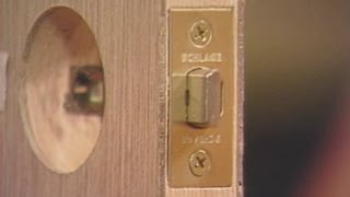 How to Install a Door Lock [upl. by Aidole]