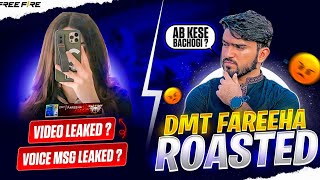 DMT FAREEHA Voice Massges Leak  Roasted by Jack official pk [upl. by Ajnos]