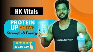 HK Vitals ProteinUp Active Strength amp Energy by Healthkart  A Detailed Review [upl. by Ynaittirb]