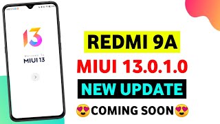 Redmi 9a MIUI 13 Update  Redmi 9a New Update  Redmi 9a Update [upl. by Earl]