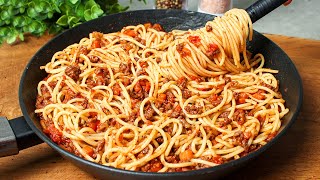 Diese Pasta Bolognese hat mich verrückt gemacht Herzhaft einfach und unglaublich lecker [upl. by Sutsugua]