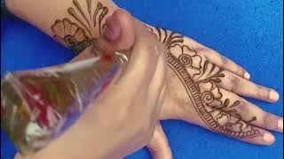 New stylish front hand mehndi design  easy mehndi design  mehndi ka design  mehndi design mehndi [upl. by Belinda]