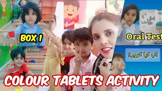 Colour Tablets ActivityToday VlogEducationMontessori [upl. by Kissie]