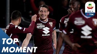 Belotti scores brilliant overhead kick  Torino 32 Sassuolo  Top Moment  Serie A [upl. by Vinson]