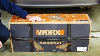 WORX Aerocart All Purpose LifterCarrierMover  Unboxing Assembly and Review [upl. by Eneles]