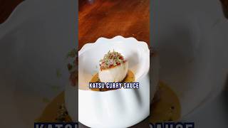 Michelin Star Teriyaki Glazed Pork Roasted Scallop with a Katsu Curry Sauce Recipe [upl. by Yssej]