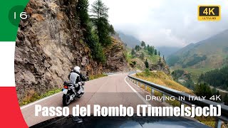 Timmelsjoch Pass in 4k  Driving in Italy  Passo del Rombo [upl. by Eednarb205]