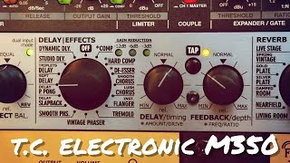 TC Electronic M350 All Effects  Drums Vocals amp Guitar [upl. by Letsirk]