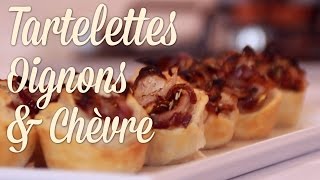 Mini Tartelettes Chèvre amp Oignons Caramélisés  Claras Kitchenette  Episode 51 [upl. by Friedberg906]