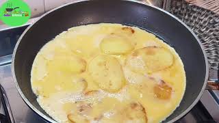 Omelette Potato Breakfast or Dinner  Episode 50  cuoco con amma  sinhala [upl. by Travax]