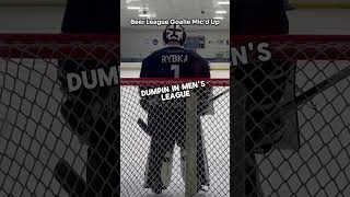 Dump and Chase Should Be Banned in Beer League beerleaguehockey hockeygoalie nhl [upl. by Hagep]