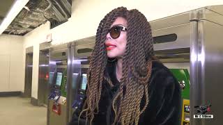 Wendy Williams Hiding In Plain Sight In The NYC Subway [upl. by Notelrahc]