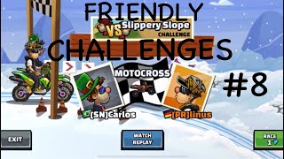 FRIENDLY CHALLENGES 8  hill climb racing 2 [upl. by Kalindi266]