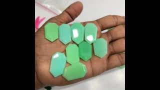 Onex Chrysoprase colour Gemstone gemstonejewelry gemstone gemstonejewellery amethyst [upl. by Humfrey282]