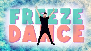 Freeze Dance Song  DJ Raphi  Dance Party for kids [upl. by Nelleyram922]