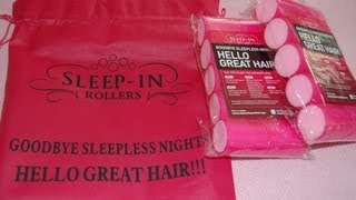 Sleep In Rollers Tutorial [upl. by Eliezer379]