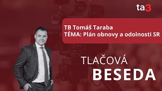 TB Tomáš Taraba TÉMA Plán obnovy a odolnosti SR [upl. by Bunker]