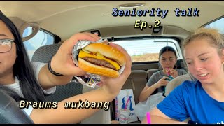 Seniority Talks Ep2 Braums MUKBANG [upl. by Firahs]