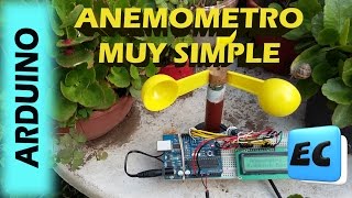 Como medir el viento muy fácil Anemometro simple y con ARDUINO [upl. by Morganstein]