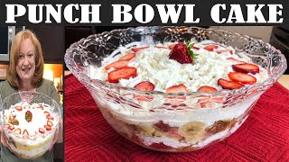 PUNCH BOWL CAKE RECIPE  A Scrumptious Dessert Recipe [upl. by Zingg]