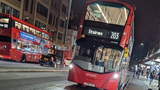 203 To Staines Bus Station RAPT Group London United VH45298 LF18AYA  26 Dec 23 [upl. by Willie977]