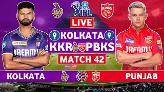 IPL 2024 Live Kolkata Knight Riders v Punjab Kings Live  KKR v PBKS Live Commentary  Last 7 Overs [upl. by Anitsua]