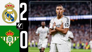 HIGHLIGHTS  Real Madrid 20 Real Betis  LaLiga 202425 [upl. by Laurita]