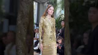 Elie Saab SS25 at Paris Fashion Week [upl. by Ahsiuqat]