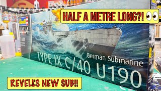 REVELL Type IX C40 Submarine NEW TOOL 2024 Unboxing [upl. by Oiraved]