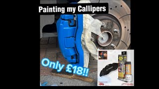 Painting my Brake Callipers  ETECH Brake Calliper Paint Kit  Only £18 [upl. by Baldridge]