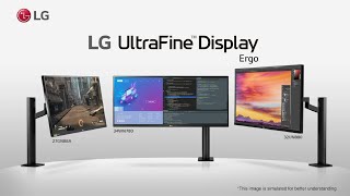 LG UltraFine Ergo Monitor  Designed Around You [upl. by Ranzini]