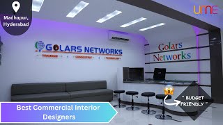 Best Commercial Interior Designers in Hyderabad  Office interiors  umeinteriors officeinteriors [upl. by Aleil]