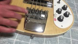 Rickenbacker 4003 Bass  Adjusting the action [upl. by Elvia]