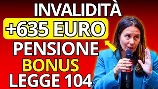 ATTENZIONE Pensione di Invalidità – Aumenti Fino a 634€ Bonus Caregiver e Pensione Anticipata [upl. by Amarette657]