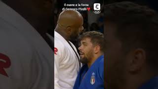 Judo Olimpiadi di Parigi 2024 Il cuore e la forza di Gennaro Pirelli sport judo fyp viral [upl. by Anaitsirhc]